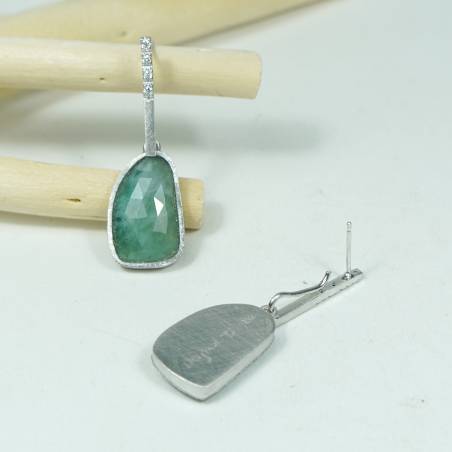 Exclusive silver earrings