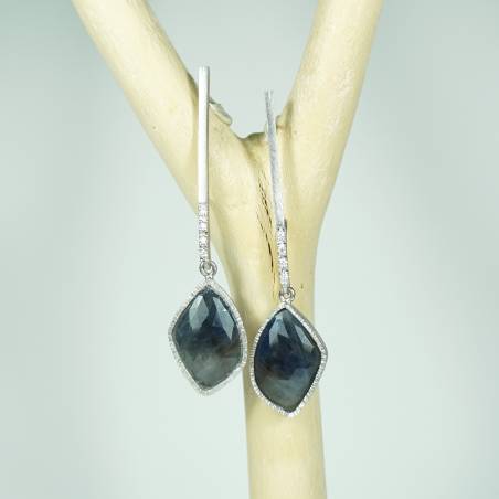Saphir large earrings