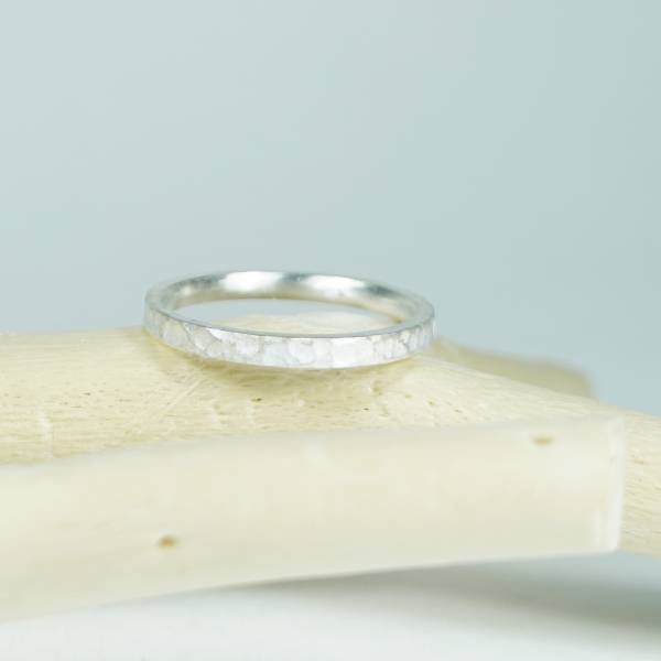 Aliança de casament plata mat