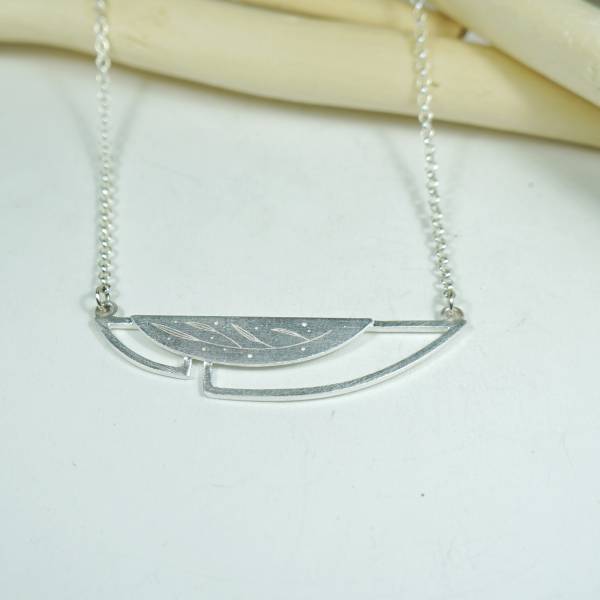 Collaret plata amb cadena