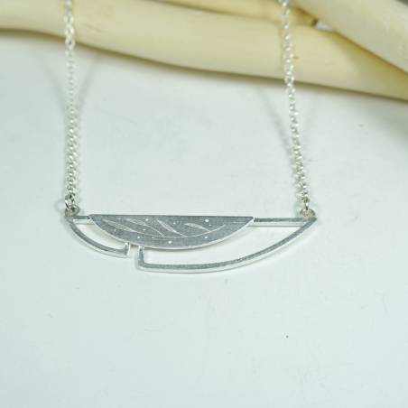 Collaret plata amb cadena