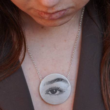 Colgante de diseño en plata en Barcelona