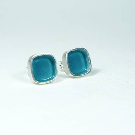 PENDIENTES PLATA CON ESMALTE AL    FUEGO