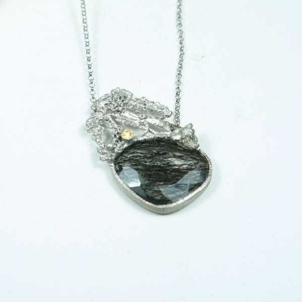 Exclusive one of a kind silver necklace