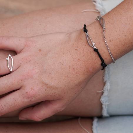 Pulsera plata informal
