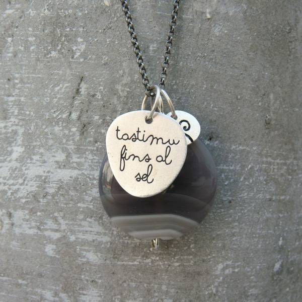 Collar plata TASTIMU FINS AL SEL Colgantes