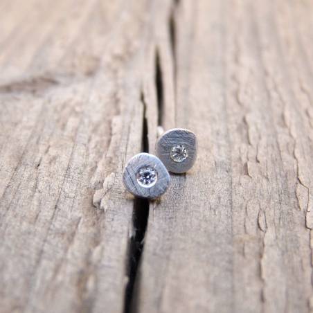 Pendientes plata ISLAND mini Pendientes