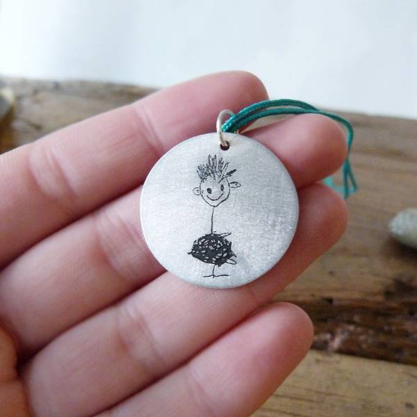 Colgante personalizado mediano con dibujo Tass Joies
