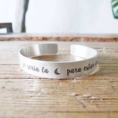 Esclava personalitzada plata estreta Joies Personalitzades