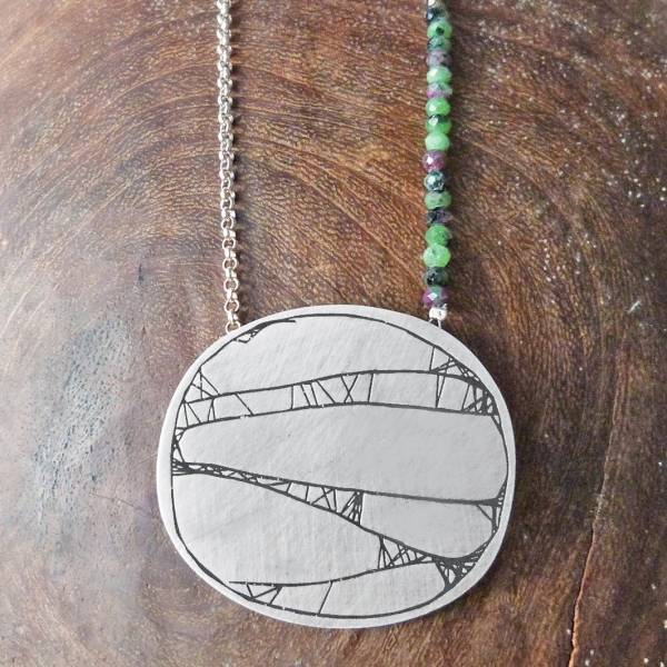 Collar plata STROKE Colgantes