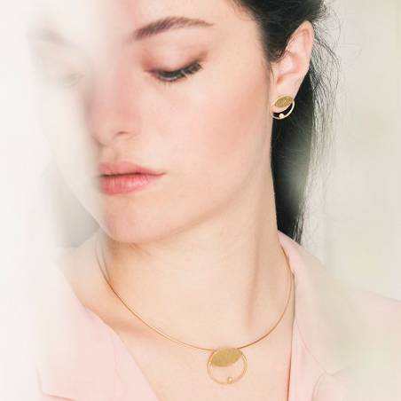 Pendientes oro y diamantes MANGATA