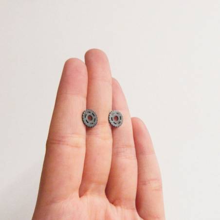 Arracades de plata BIKE Petites