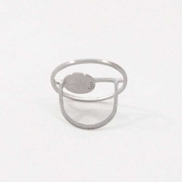 Anillo plata y oro METROPOLITAN