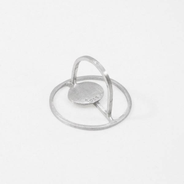 Anillo plata y oro METROPOLITAN