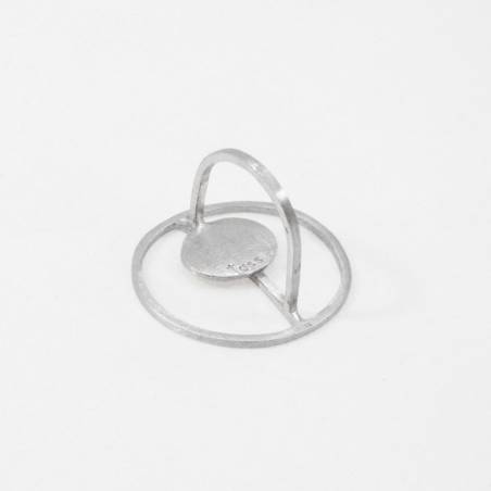Anillo plata y oro METROPOLITAN