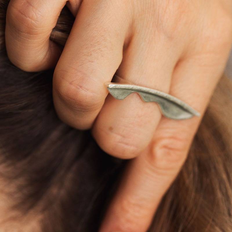 DUNA silver ring. Woman jewelry