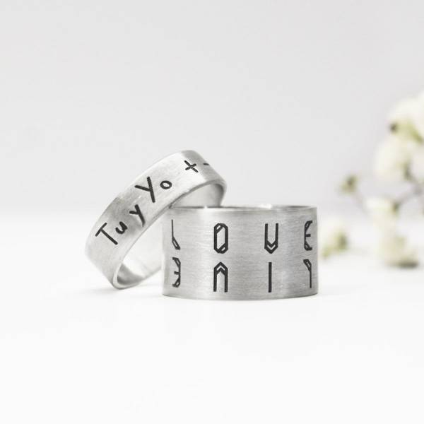Anillo de plata hecho a mano