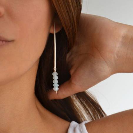 Arracades plata super llargues