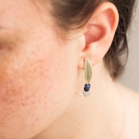Pendientes de plata de diseño