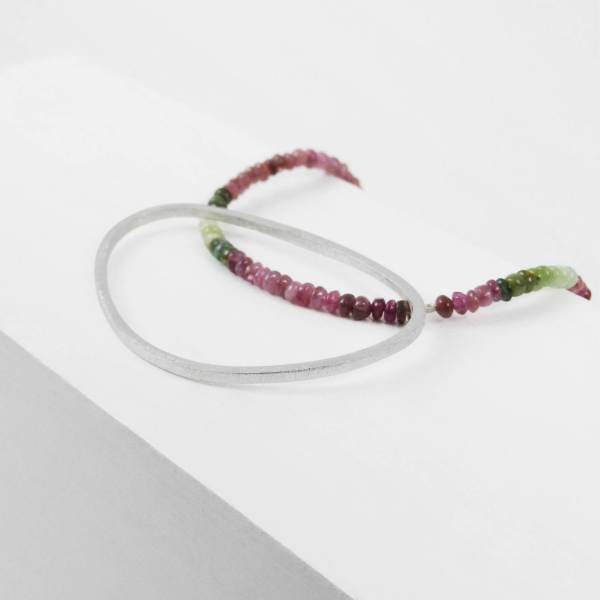 Collar plata i turmalinas Íria