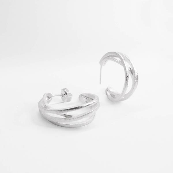 Arracades de plata ATW