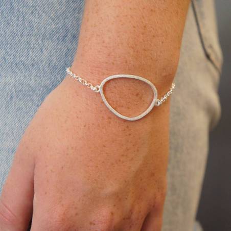 Pulsera plata IRIA