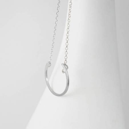 Colgante plata y diamante ANTHEA