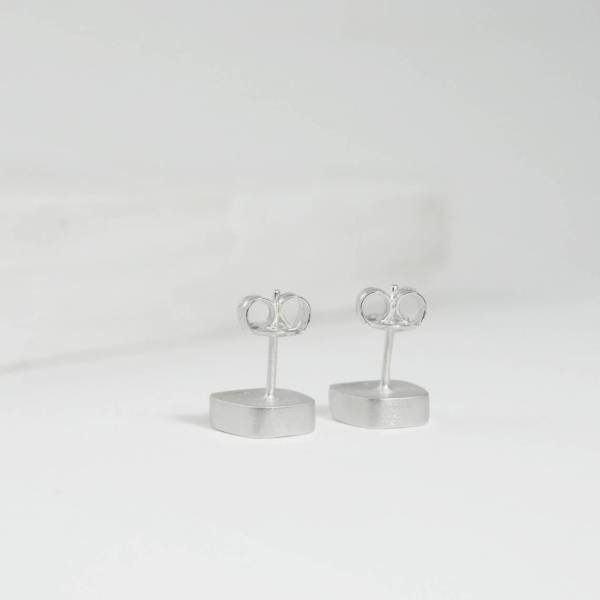 Pendientes de plata cierre de presión. Modelo BALI.