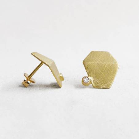 Pendientes oro y diamantes SITTA