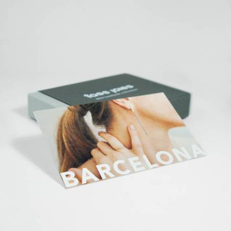 Silver and gold earrings Barcelona