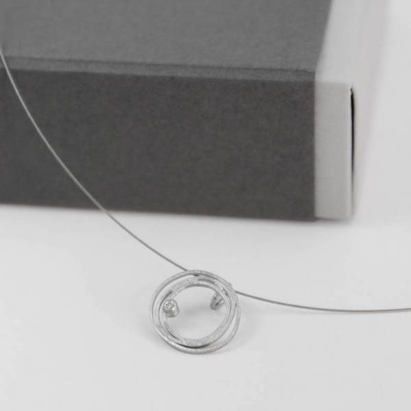 18 Kts white gold pendant in Barcelona