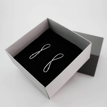 Arracades grans amb diamant INFINITY
