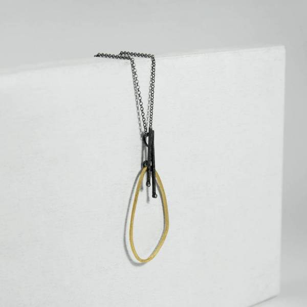 Penjoll combinat amb diamants MIRROR