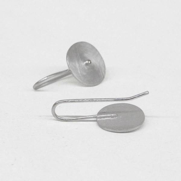 Pendientes plata gancho