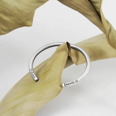 Brazalete plata personalizado