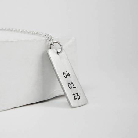 Placa plata personalitzada especial Sant Valentí
