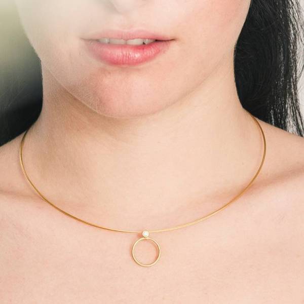 Colgante oro y diamante ICE Colgantes