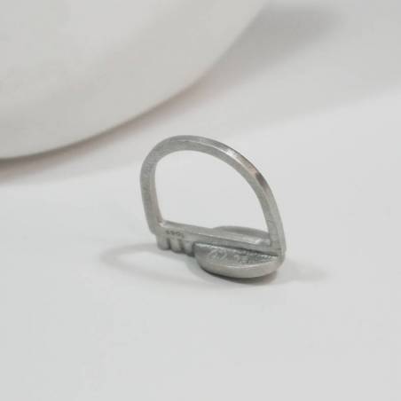 Anillo mujer pieza única Original Tass con diamantes y aguamarinas
