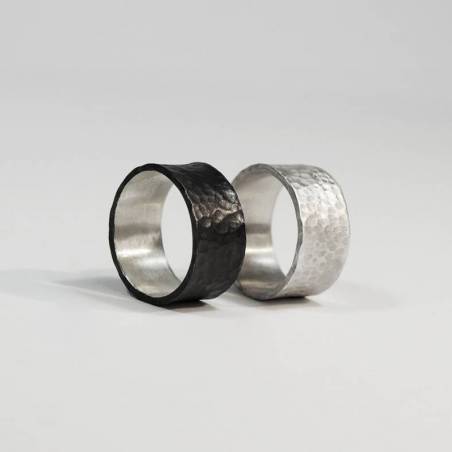 Anillo plata martellé IRON