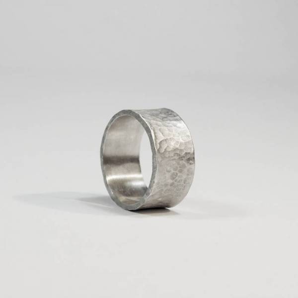Anillo plata martellé IRON