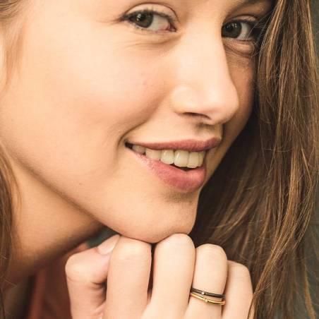 Anell plata xapada amb diamant