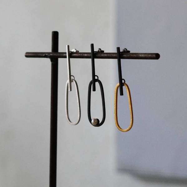 pendientes extra grandes plata Barcelona