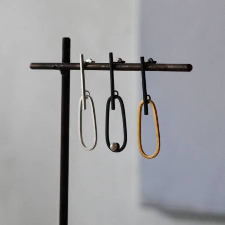 big and large design earrings