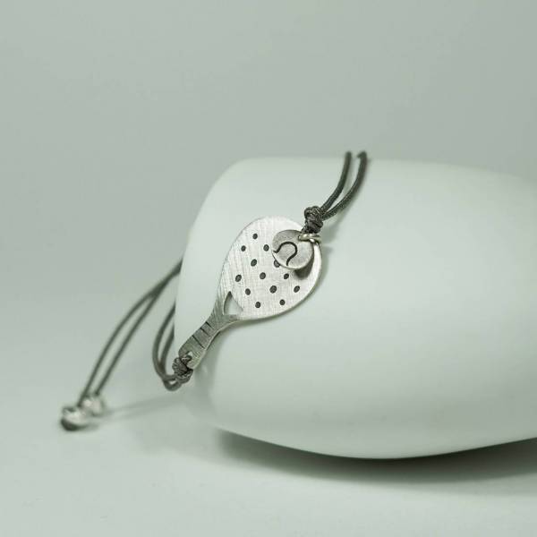 Pulsera pádel plata