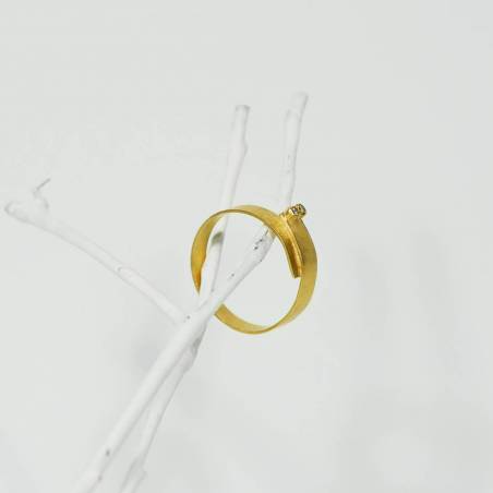 Anell or groc i diamants SINAG