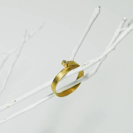 Anell or groc i diamants SINAG