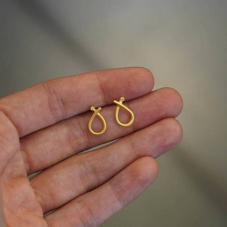 Arracades petites d'or INFINITY