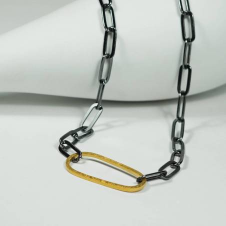 Collar RITA en plata y oro chapado