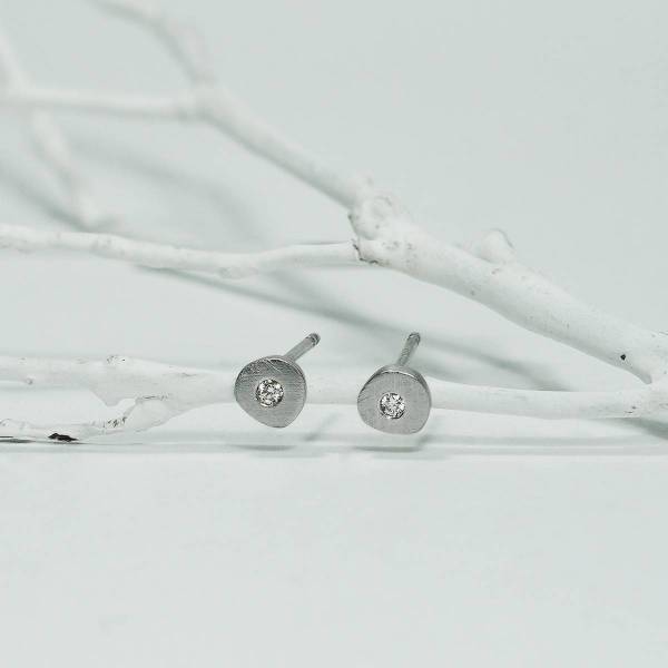 Pendientes plata ISLAND mini