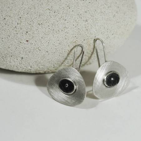 Pendientes ISLAND grandes oxidados